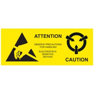ESD Caution Label Global - Antistat