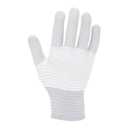 ESD Knit Gloves - Seamless - Carbon Stripe - Antistat