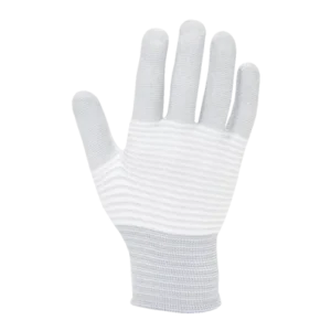 ESD Knit Gloves - Seamless - Carbon Stripe - Antistat