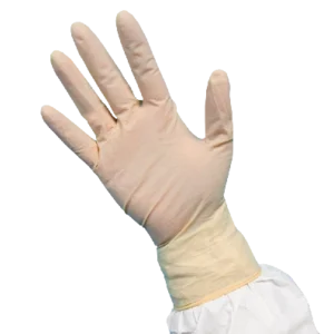 Cleanroom sterile latex gloves