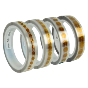 High temperature masking polyimide dots