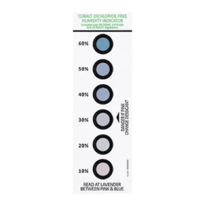 Humidity Indicator Card - 6 Spot Cobalt Free - Antistat