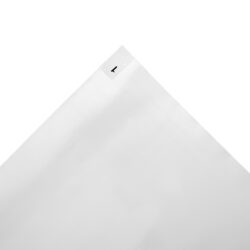 Adhesive Mat - Corner white - showing number used to indicate mat layer, number shows "1" indicating this is the first layer