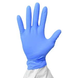 Nitrile Powder Free Gloves - From DERMAGRIP - Purple color, single glove