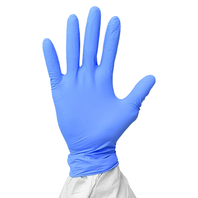 600-0604-DERMAGRIP-Nitrile-Gloves-2 Nitrile Powder Free Gloves - From DERMAGRIP - Purple color, single glove