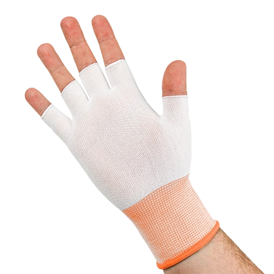 602-4001 - Integrity Half Finger Liner - Medium - Orange (1) Half Glove Liner