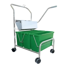 Triple Bucket Mopping System - Green