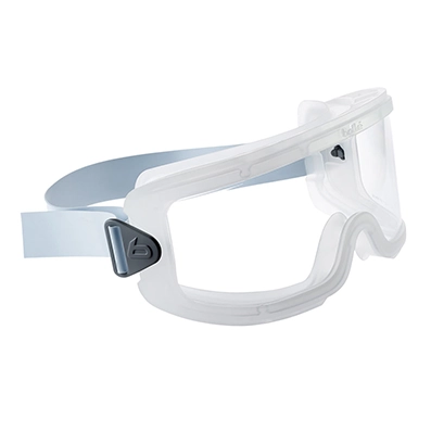 604-1013-Bolle-ELATPR_ELITE-copy.webp Bolle Elite Autoclave Goggles, white featuring dark grey B on the side