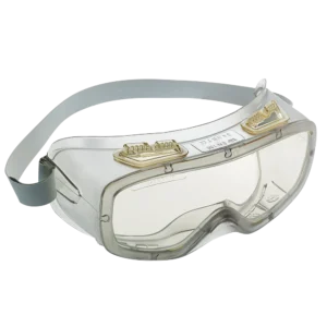 Cleanroom Sterile Goggles - From Bolle - Featuring greyish frame and strap