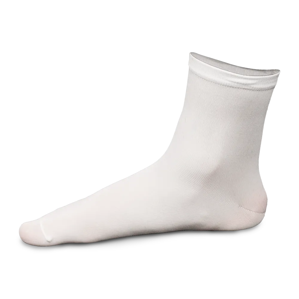 603-0250 - Nylon Cleanroom Socks Cleanroom nylon sock, white colour, PRINCIPLE brand