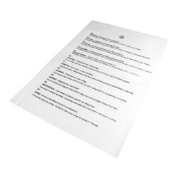 clear poly bags, transparent poly bags, with print