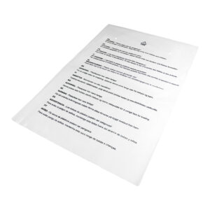 clear poly bags, transparent poly bags, with print